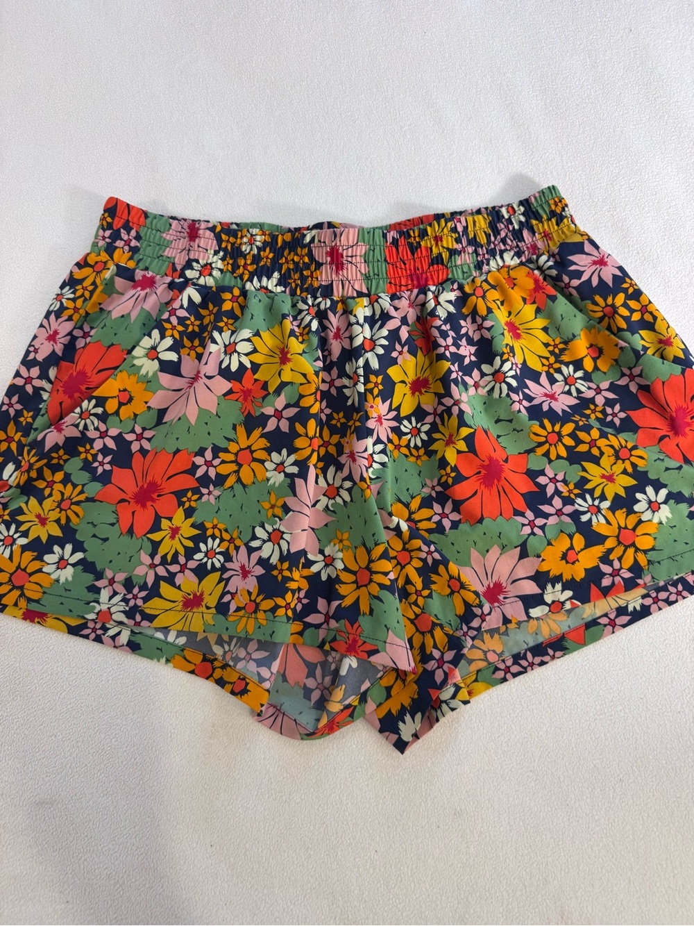 Toad&Co Women’s Floral Pull-On Shorts Size Small Multicolor Fun Boho Cheerful!